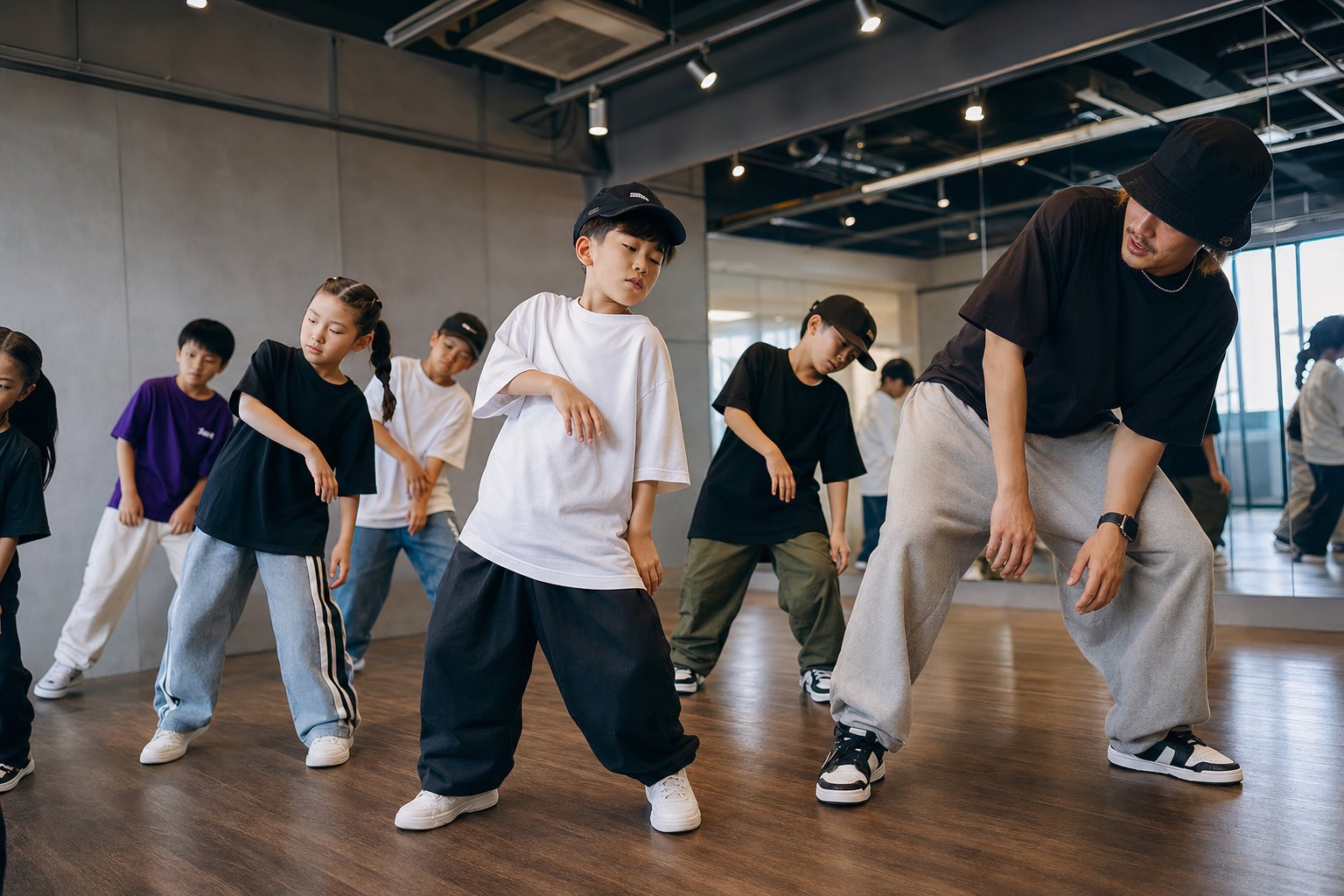 真面目に固まらずリラックスして踊ることを学ぶ子ども