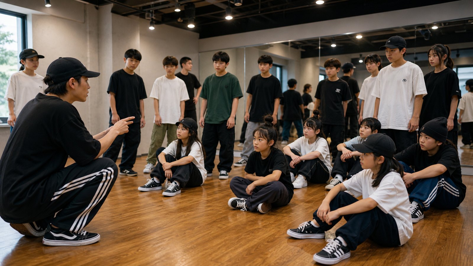レッスンの聞き方を変えて学ぶ子どものヒップホップ練習
