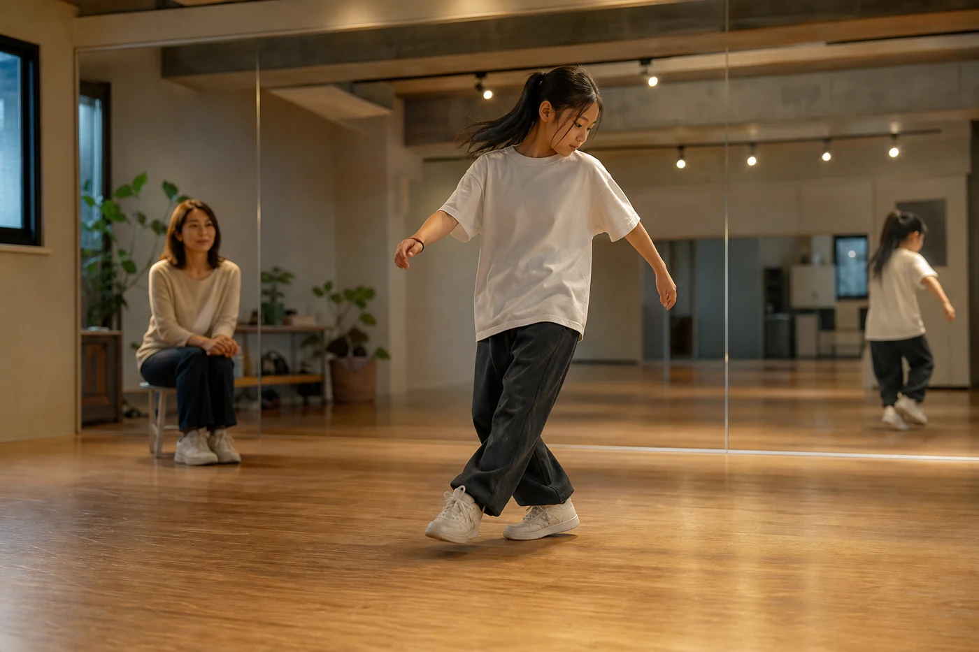 子供のダンスが伸びない時に親が見守るヒップホップスタジオ